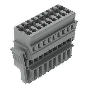 Bloc terminal cu fir Wago 1, gri (769-109/021-000)