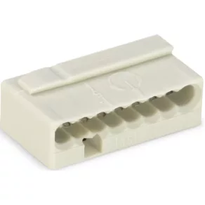 Conector de cablu Wago nr. 8, gri deschis (243-308)