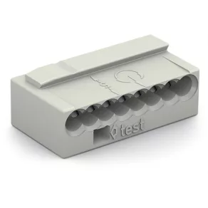 Conector de cablu Wago nr. 8, gri deschis (243-308)