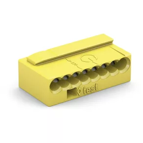 Conector de cablu Wago nr. 8, galben (243-508)
