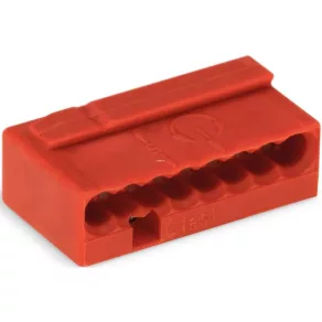 Conector de cablu Wago nr. 8, roșu (243-808)