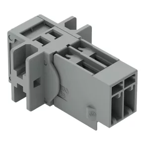 Bloc terminal cu fir Wago 1, gri (769-602/002-000)