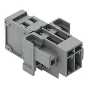 Bloc terminal cu fir Wago 1, gri (769-602/004-000)