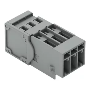 Bloc terminal cu fir Wago 1, gri (769-603)