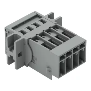 Bloc terminal cu fir Wago 1, gri (769-604/002-000)