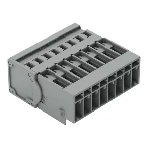 Bloc terminal cu fir Wago 1, gri (769-608)
