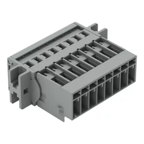 Bloc terminal cu fir Wago 1, gri (769-608/002-000)