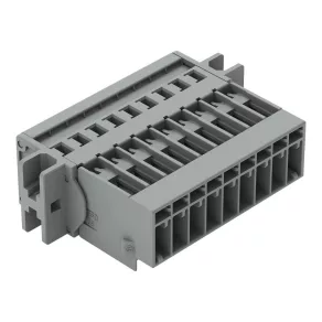 Bloc terminal cu fir Wago 1, gri (769-609/002-000)