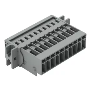 Bloc terminal cu fir Wago 1, gri (769-610/002-000)