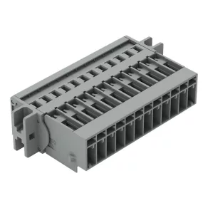 Bloc terminal cu fir Wago 1, gri (769-612/002-000)