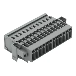 Bloc terminal cu fir Wago 1, gri (769-612/004-000)