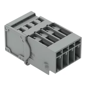Bloc terminal cu fir Wago 1, gri (769-604/001-000)