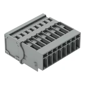 Bloc terminal cu fir Wago 1, gri (769-608/001-000)