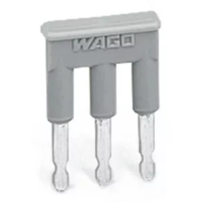   Wago Conector de legătură izolat cu părți laterale, cu 3 direcții, gri (281-483)