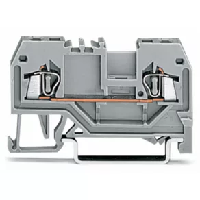 Bloc terminal Wago cu 2 fire, 1,5 mm², gri (279-901)