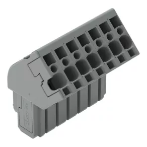 Bloc terminal cu fir Wago 1, gri (769-107/022-000)