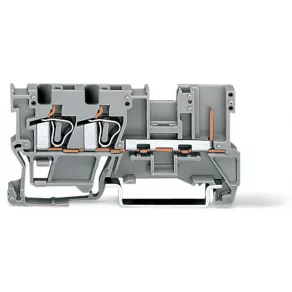 Bloc terminal conectabil Wago cu 2 fire/1 pin, gri (769-251)