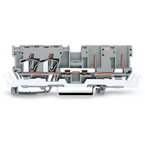   Bloc terminal conectabil Wago cu 2 fire/2 pini, cu umbrire, gri (769-211)