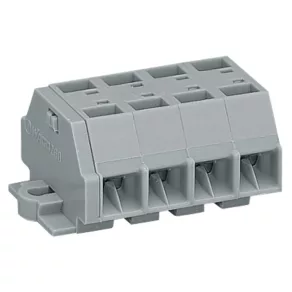 Bloc terminal Wago cu 4 fire, 4 poli, gri (260-204)