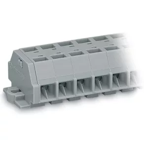 Bloc terminal Wago cu 4 fire, 6 poli, gri (260-206)