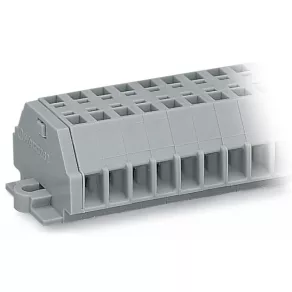 Bloc terminal Wago cu 2 fire, 2 poli, gri (260-152)