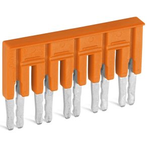 WAGO  282-435 szigetelt 5-ös összekötő, narancs