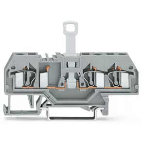 Bloc de conexiuni Wago cu 3 fire, demontabil, gri (281-683)