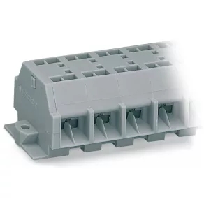 Bloc terminal Wago cu 4 fire, 5 poli, gri (262-205)