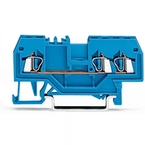   Bloc terminal de alimentare cu 3 fire Wago 1,5 mm², albastru (279-684)