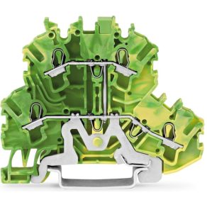   WAGO 2002-2207 TOPJOB_S 0,25-2,5 mm², z/s, L/L bloc terminal cu 2 conductori pe două niveluri