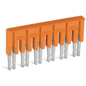 Conector izolat Wago cu 6 poli, portocaliu (282-436)