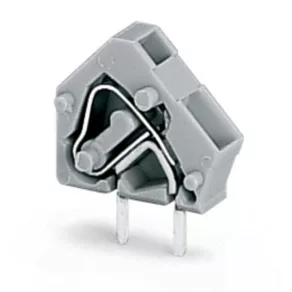   Bloc terminal PCB stivuibil Wago 2,5 mm² 5/5,08 mm pas 1 pol, gri închis (236-742)