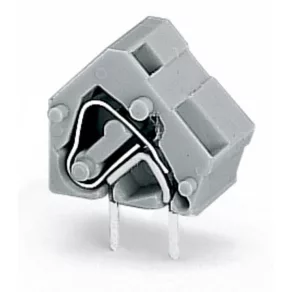   Bloc terminal PCB stivuibil Wago 2,5 mm² 10/10,16 mm distanță între pini 1 pol, albastru (236-764)