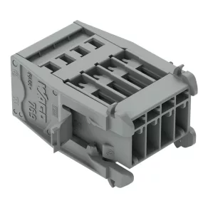 Bloc terminal cu fir Wago 1, gri (769-604/005-000)