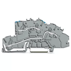   Bloc de conexiuni Wago cu mai multe etaje, 4 mm², gri (2003-7649)