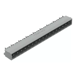   Conector Wago THR cu pin de lipit unghiular 1,2 x 1,2 mm, gri (231-477/001-000)