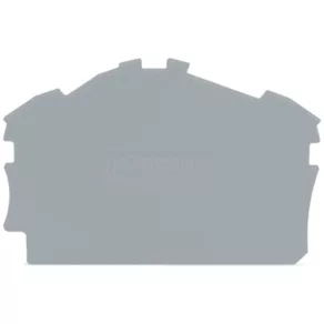   Placă terminală și de distribuție Wago cu grosimea de 0,8 mm, gri (2002-6391)