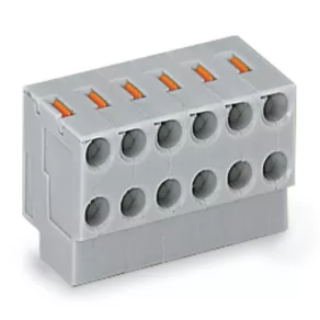   Bloc de borne pentru plăci de circuit imprimat Wago 2×2P 3,5 mm² RM (252-152)