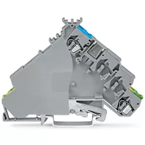 Wago, bloc de conexiuni cu 3 fire, gri (280-578)