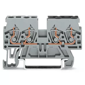   Bloc terminal Wago cu potențial divizat 2,5 mm², gri (870-826)