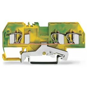   Bloc de conectare cu împământare Wago cu 3 fire, 4 mm² (281-687)