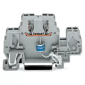   Bloc de borne Wago, cu două niveluri, cu descărcător de supratensiune cu umplere cu gaz, 2,5 mm² (870-523/281-579)