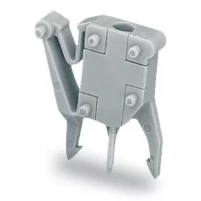   Adaptor de testare Wago potrivit pentru seriile 255, 256 și 257, 1 pol, gri (249-110)