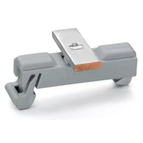   Șină de fixare Wago cu picior de împământare, paralelă cu șina de fixare, 25 mm (790-112)