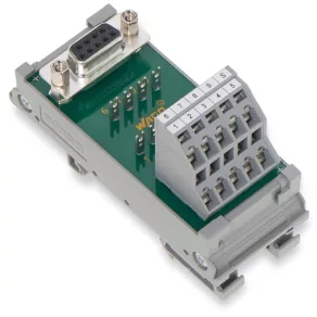   Modul de interfață Wago cu conector mamă Mini D-sub cu 9 pini (289-725)