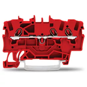   Bloc terminal de alimentare cu 3 fire Wago 1,5 mm², roșu (2001-1303)