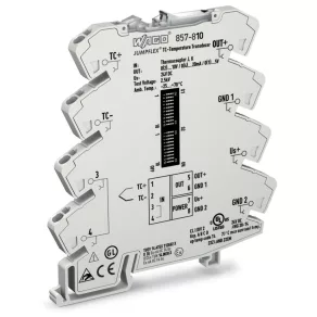 Adaptor de semnal Wago TC UI, gri deschis (857-810)