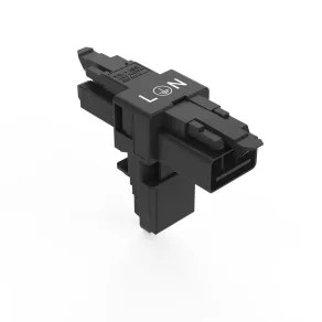   Conector de distribuție Wago T, 3 poli, cod A, negru (890-615)