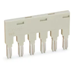   Conector de legătură Wago cu 6 poli, curent nominal 18 A, albastru (859-406/000-006)