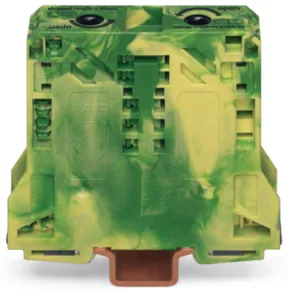   Clemă de legătură cu 2 fire Wago, 50 mm², verde-galben (285-157)